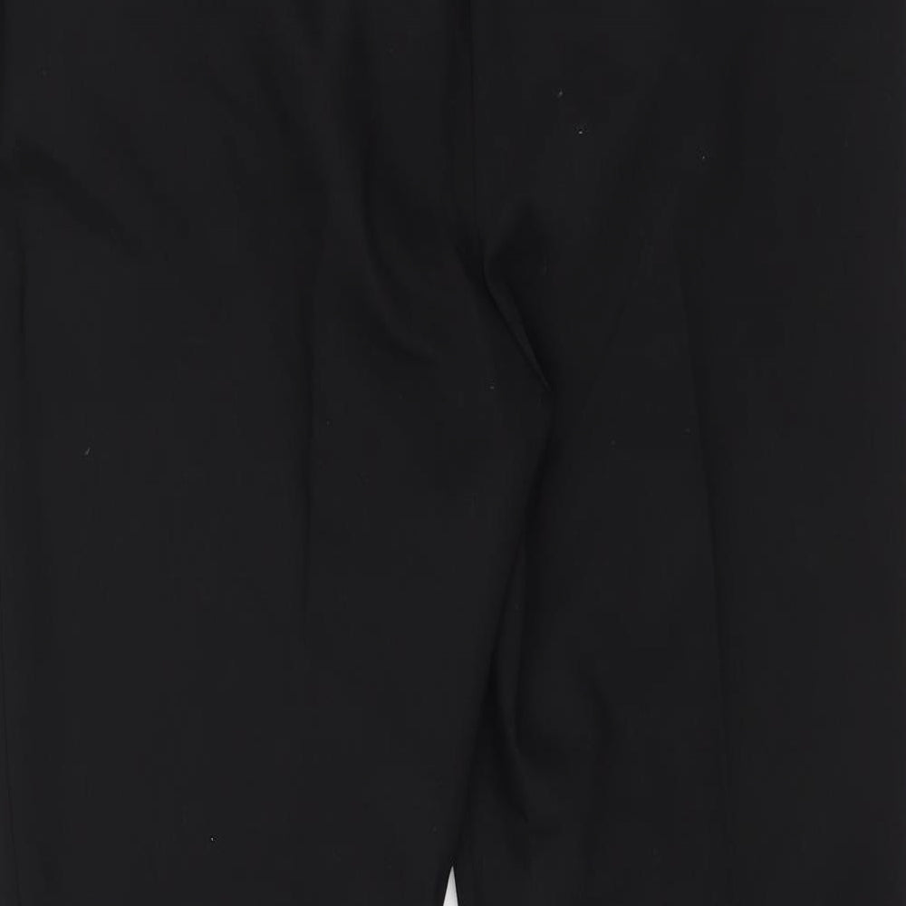 Papaya Womens Black   Dress Pants Trousers Size 14 L24 in