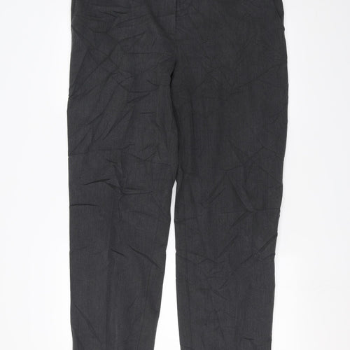 Marks and Spencer Womens Grey   Dress Pants Trousers Size 18 L28 in