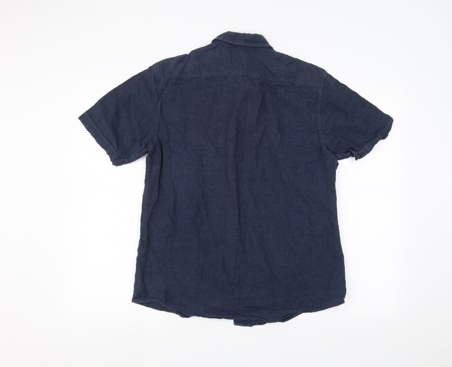 TU Mens Blue    Dress Shirt Size M