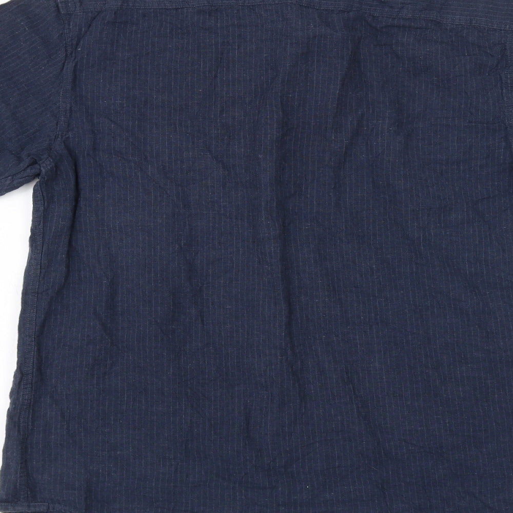 TU Mens Blue    Dress Shirt Size M