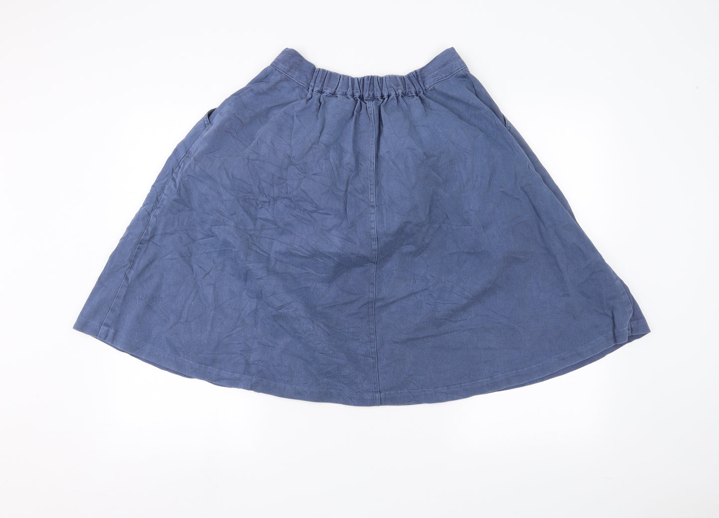 Preworn Womens Blue   A-Line Skirt Size 16