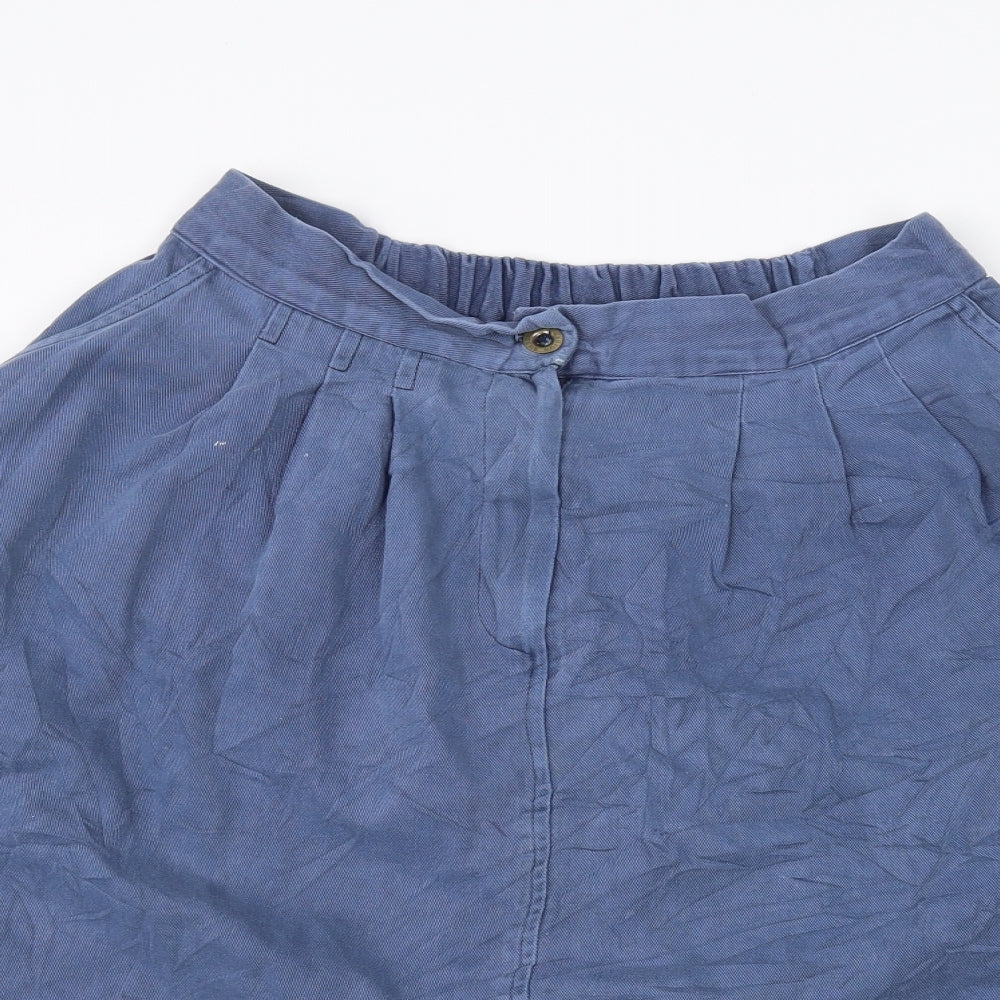 Preworn Womens Blue   A-Line Skirt Size 16