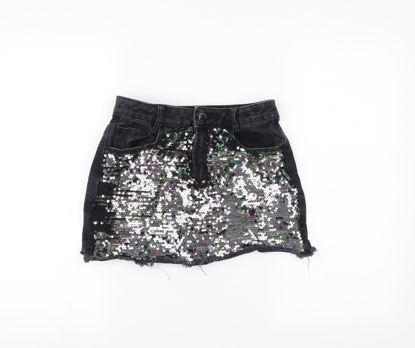 NEXT Girls Black   A-Line Skirt Size 11 Years