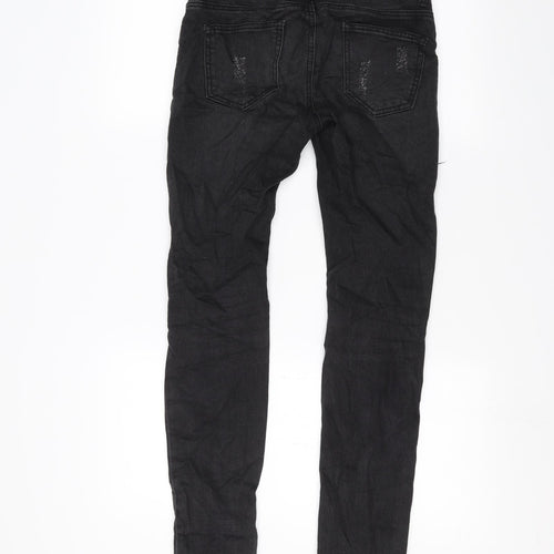 Preworn Womens Black   Straight Jeans Size M L29 in