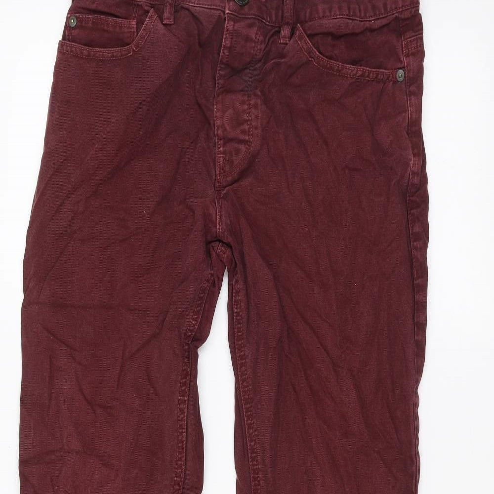 NEXT Mens Red   Straight Jeans Size 30 in L30 in