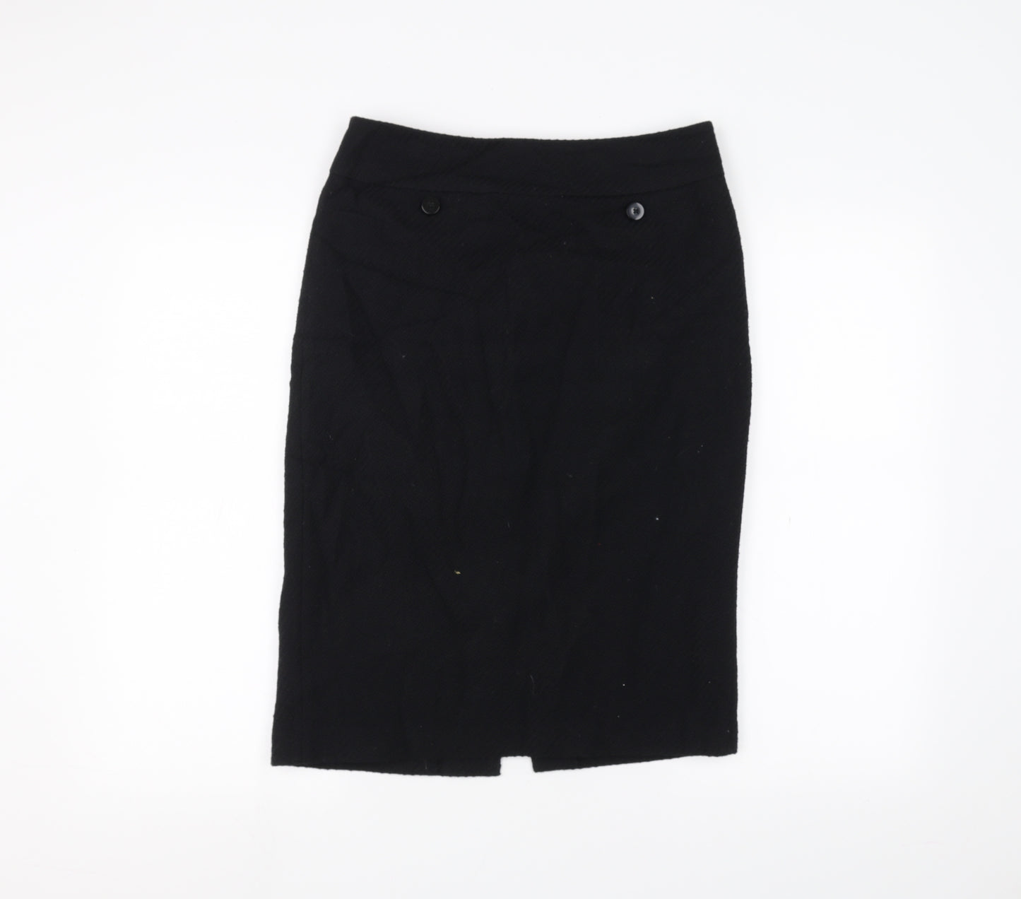 Marks and Spencer Womens Black   A-Line Skirt Size 10