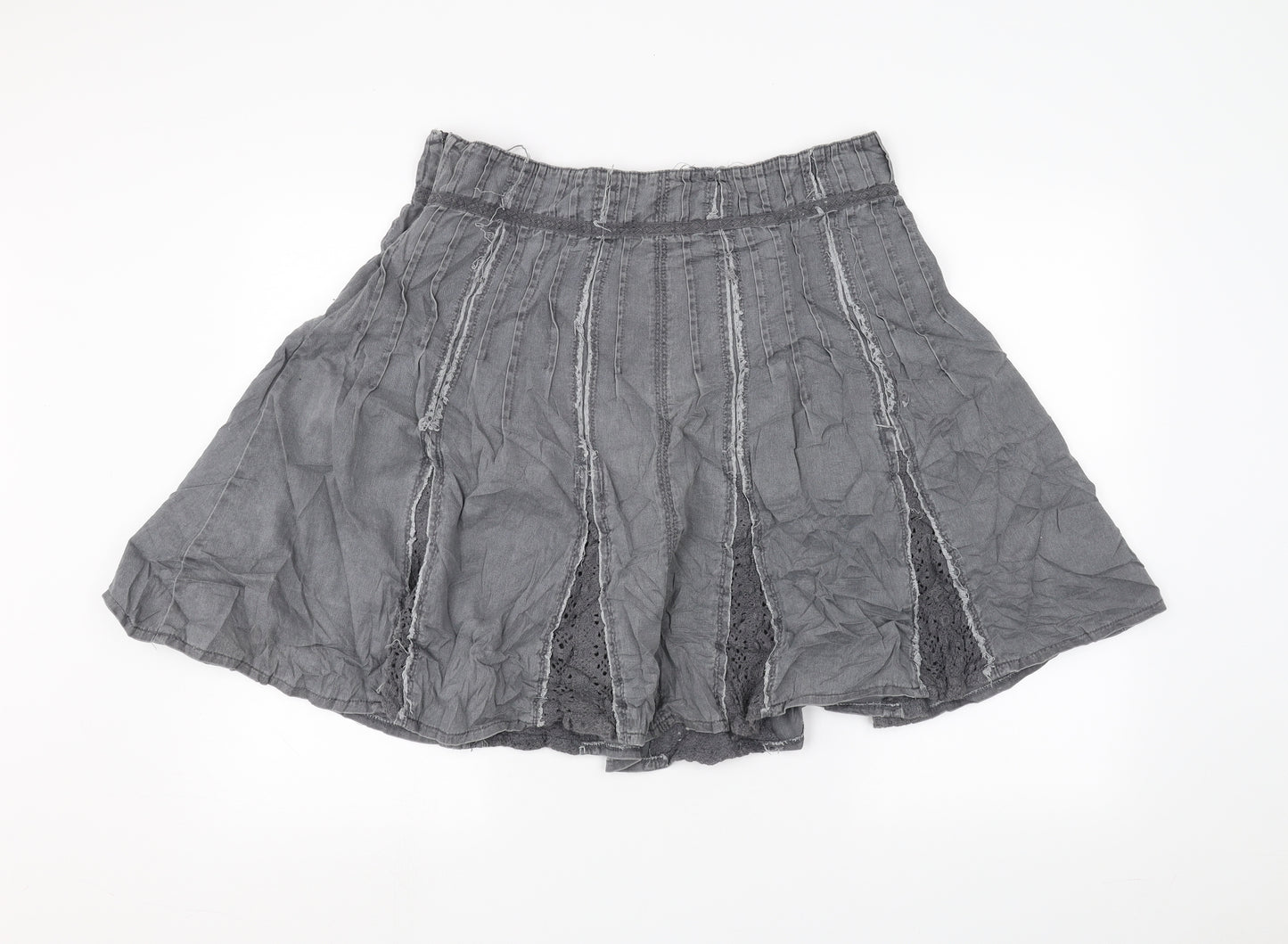 Red Herring Womens Grey   A-Line Skirt Size 16