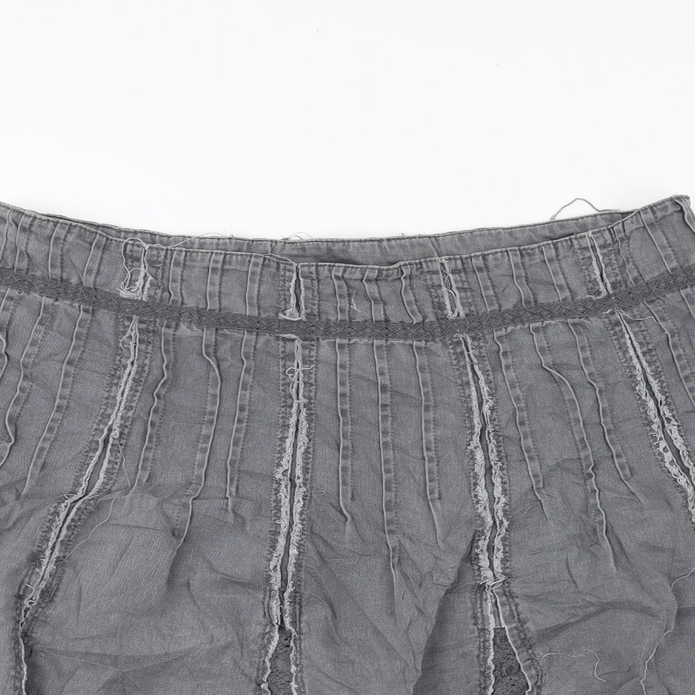 Red Herring Womens Grey   A-Line Skirt Size 16