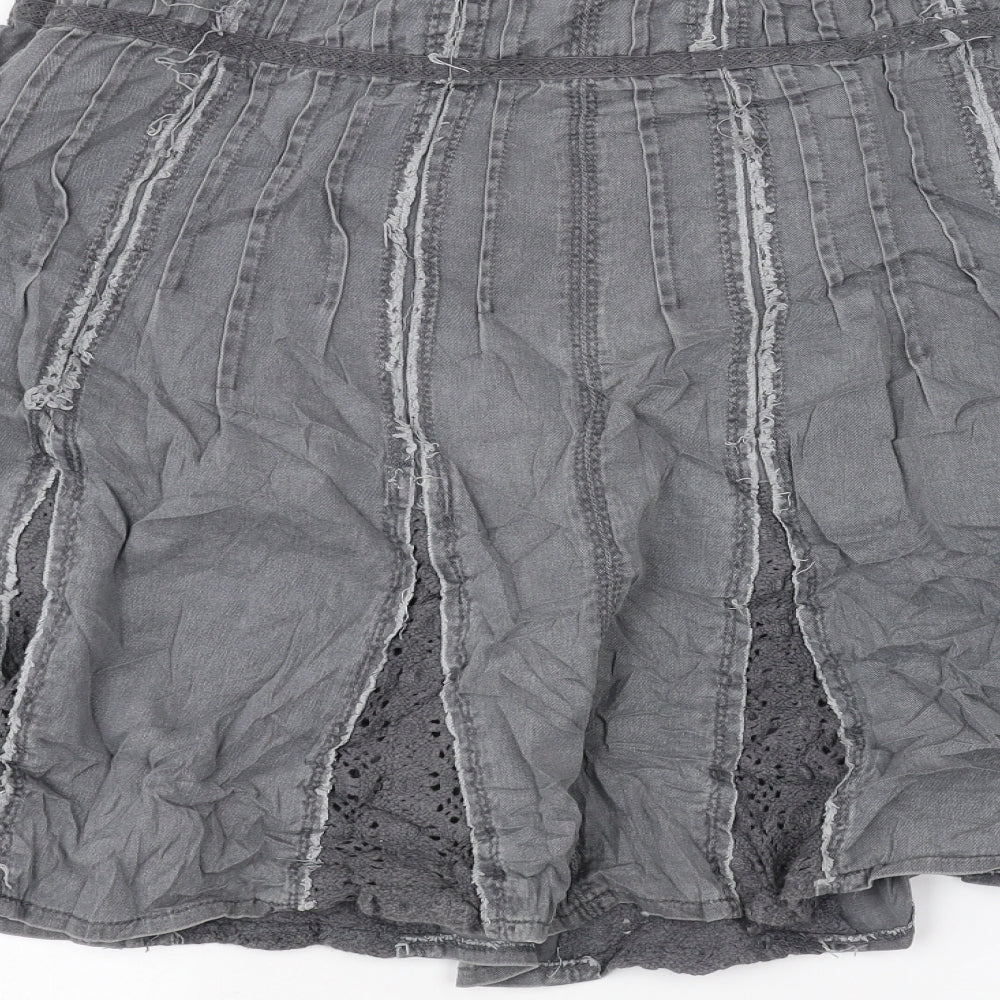 Red Herring Womens Grey   A-Line Skirt Size 16