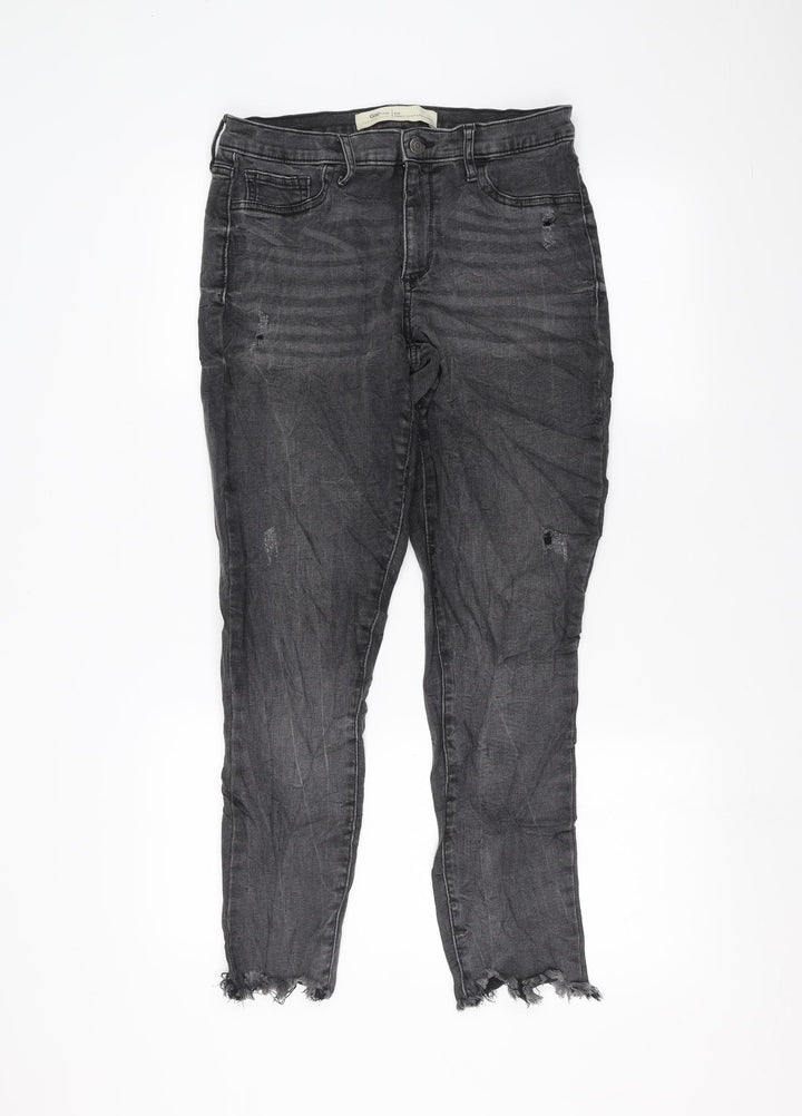 Gap Mens Black Skinny Jeans Size 30 in L24 in - ripped details