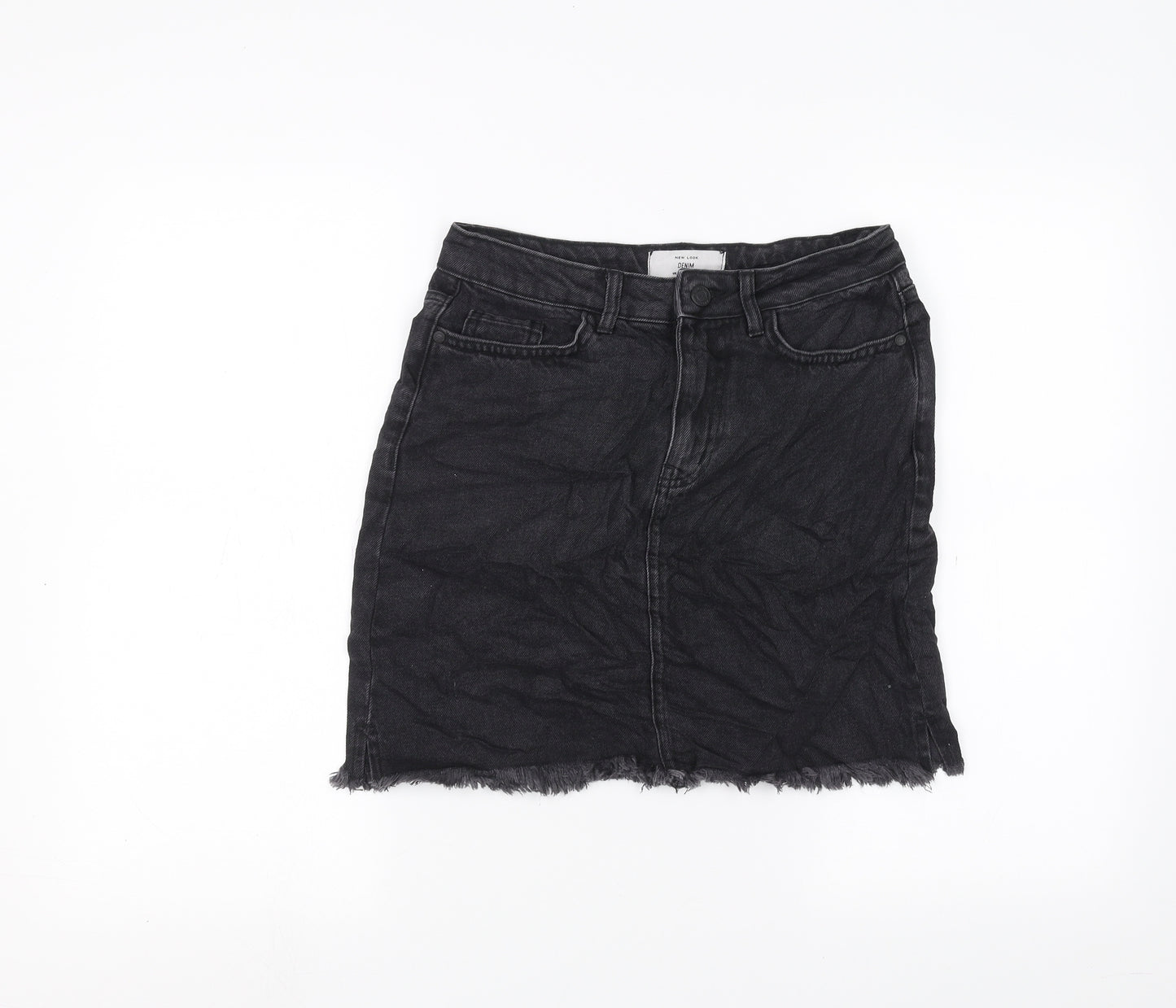 New Look Womens Black   A-Line Skirt Size 8