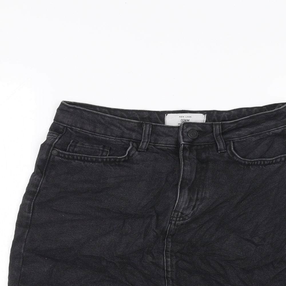 New Look Womens Black   A-Line Skirt Size 8