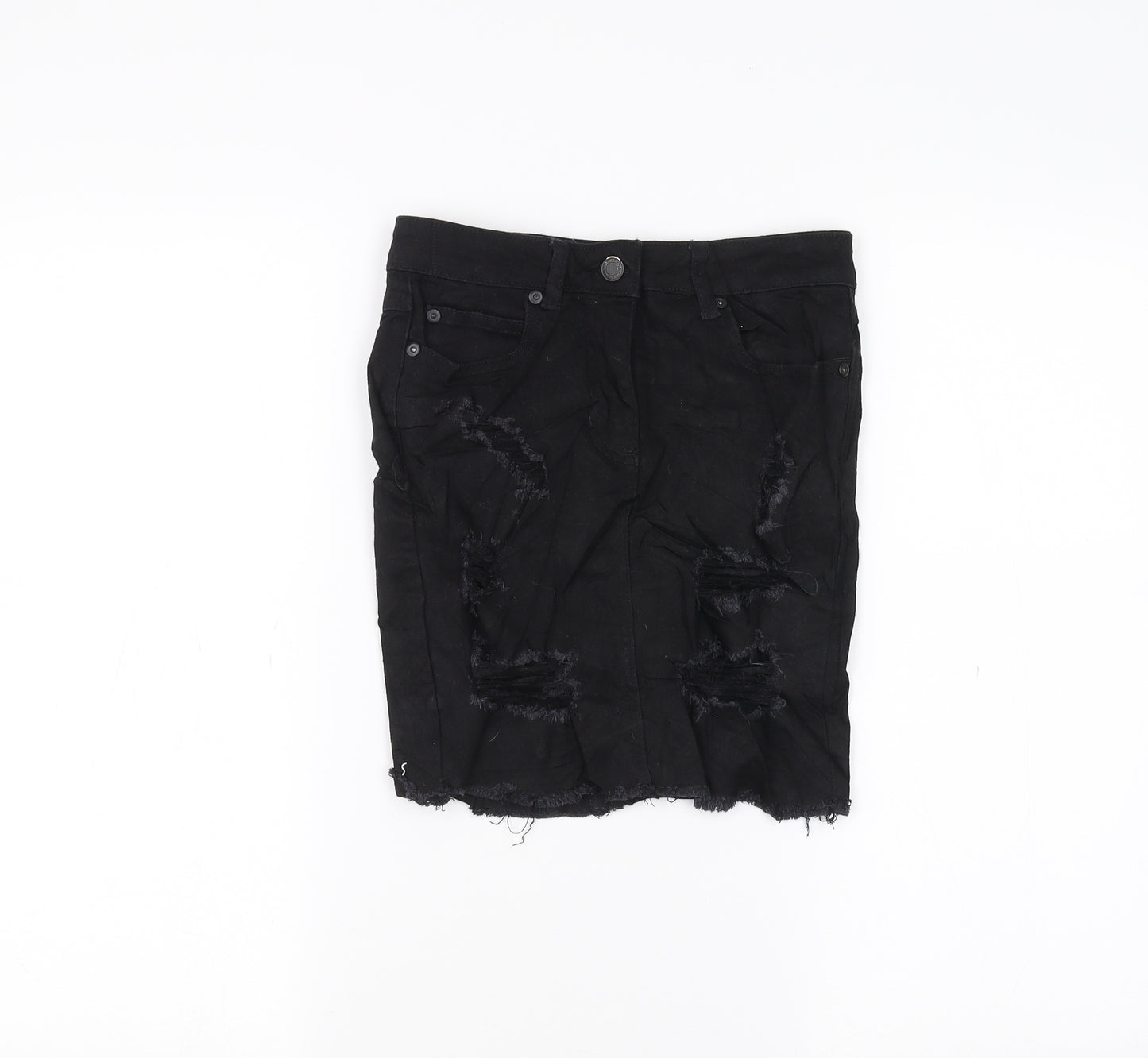 New Look Womens Black   A-Line Skirt Size 6