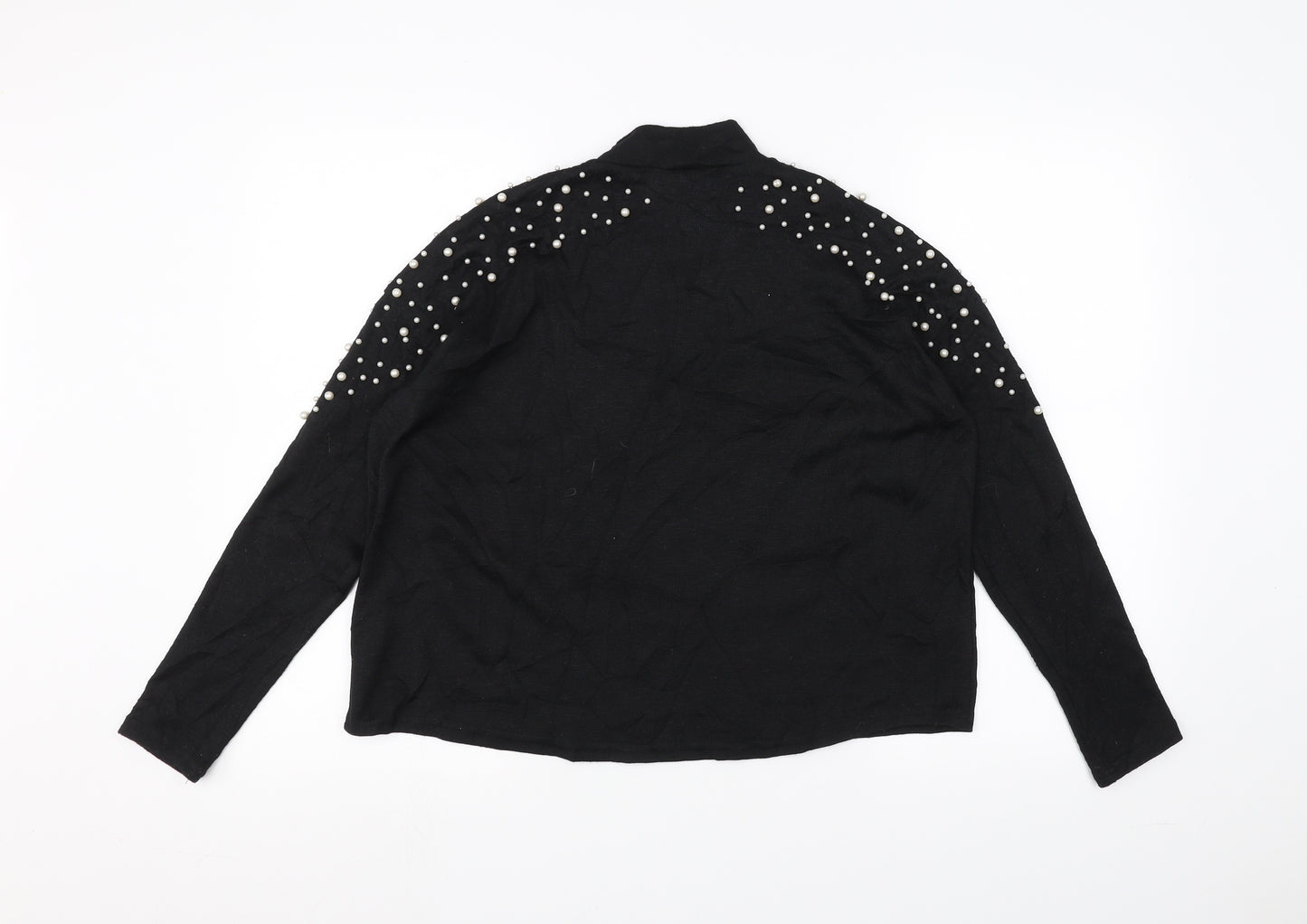 H&M Womens Black   Pullover Jumper Size S