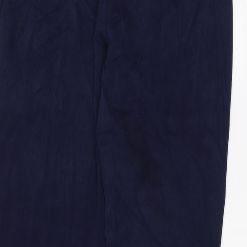 Susan Graver Womens Blue   Trousers  Size M L26 in