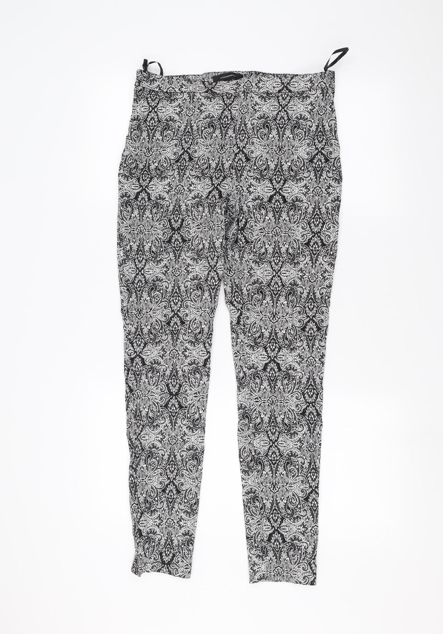 Atmosphere Womens White   Trousers  Size 14 L26 in