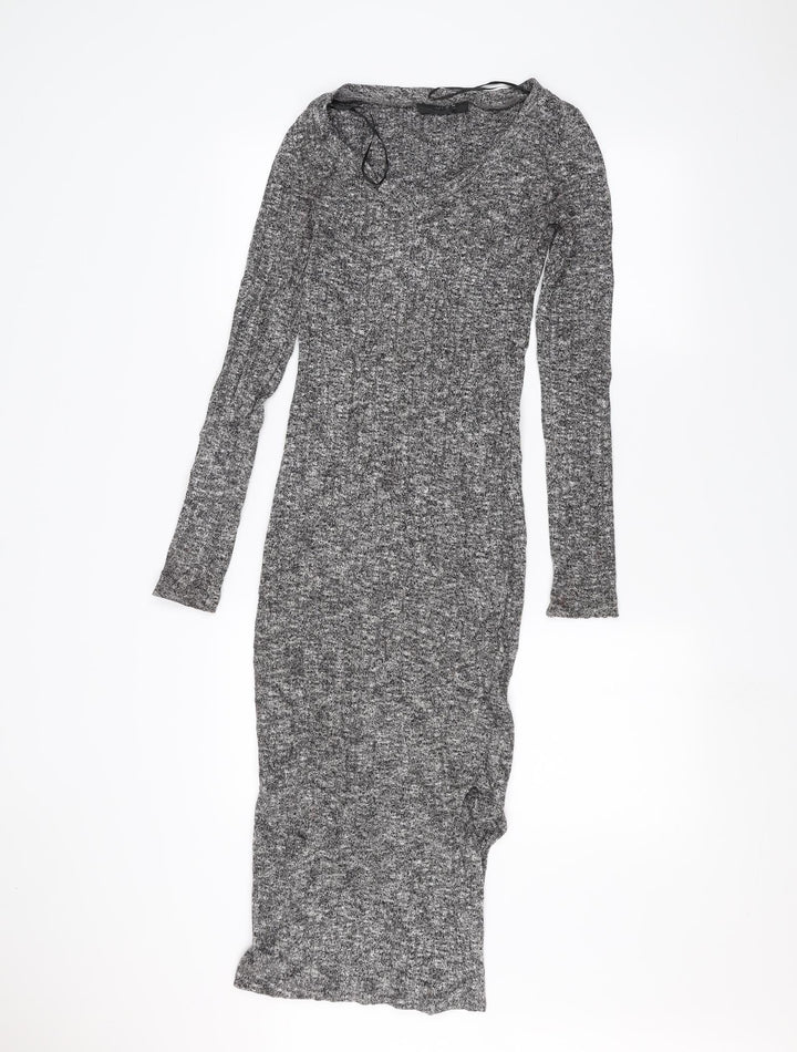 Amisu Womens Grey   A-Line  Size 6