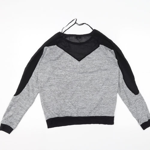 New Look Womens Grey   Pullover Jumper Size 10