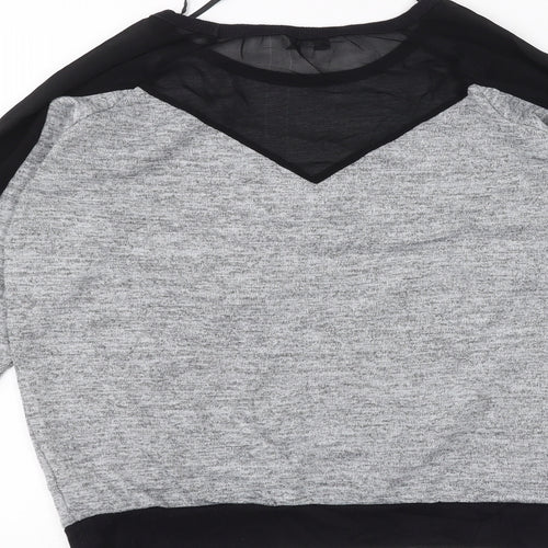 New Look Womens Grey   Pullover Jumper Size 10