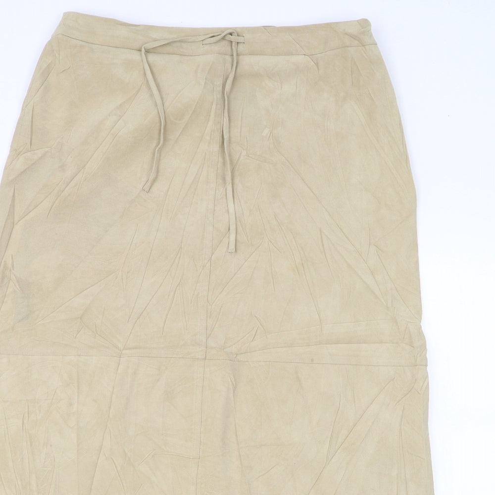 St Bernard Womens Beige   A-Line Skirt Size 14