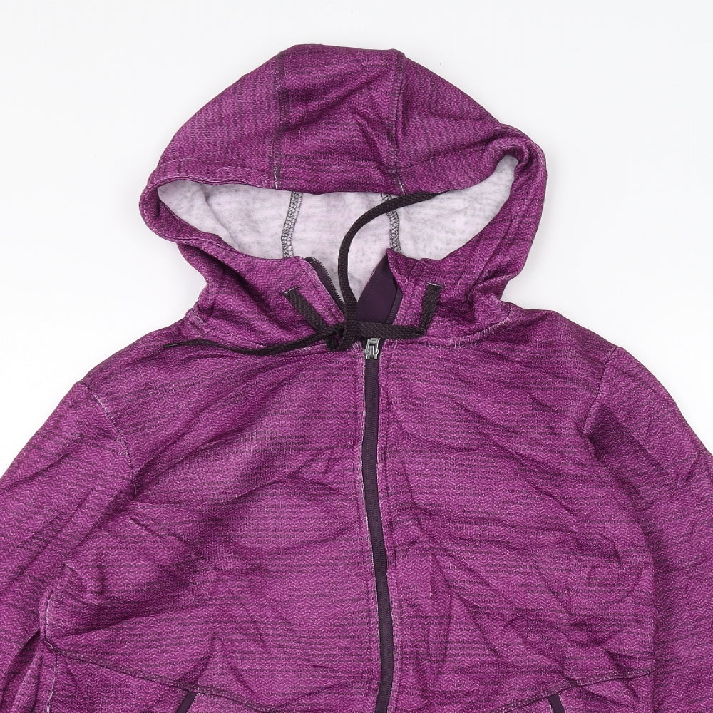 Crane Womens Pink   Full Zip Hoodie Size 12