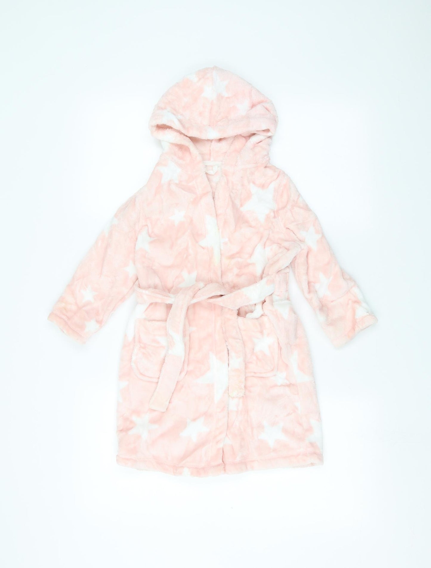 Marks and Spencer Girls Pink Solid  Cami Robe Size 3-4 Years