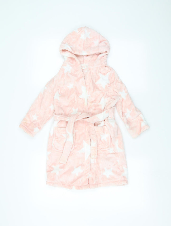 Marks and Spencer Girls Pink Solid  Cami Robe Size 3-4 Years