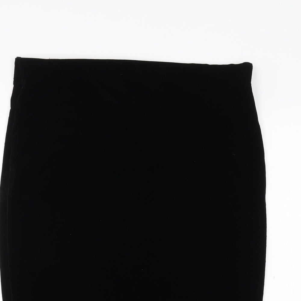 Costes Womens Black   A-Line Skirt Size XL