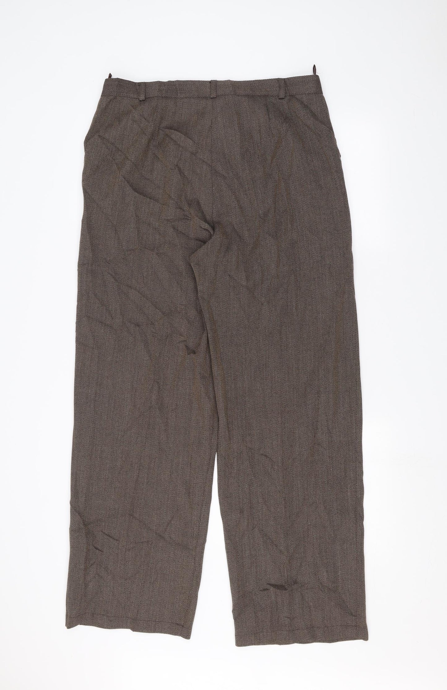 Dialogue Womens Brown   Trousers  Size L L28 in