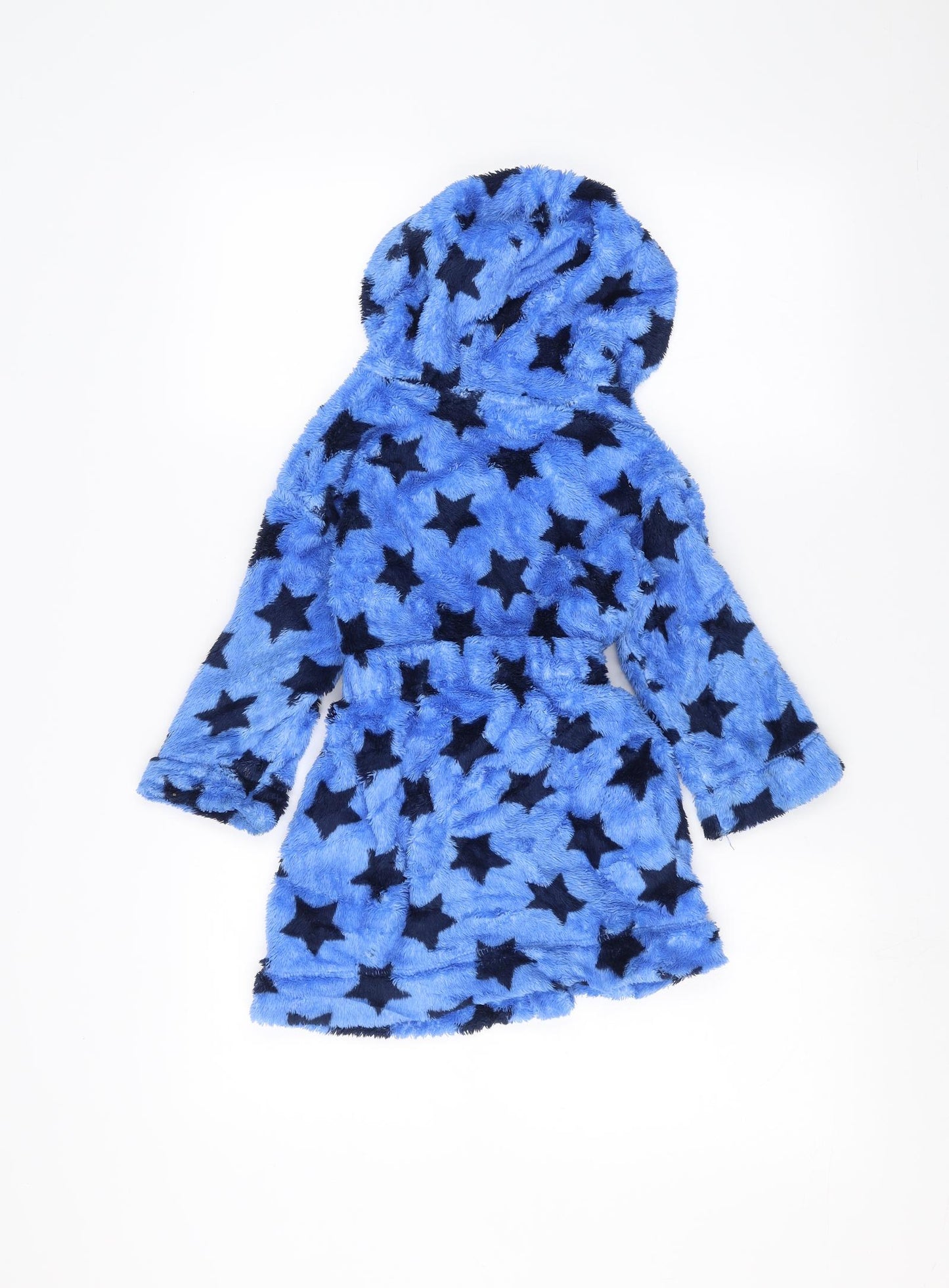 Marks and Spencer Boys Blue Solid   Robe Size 3-4 Years