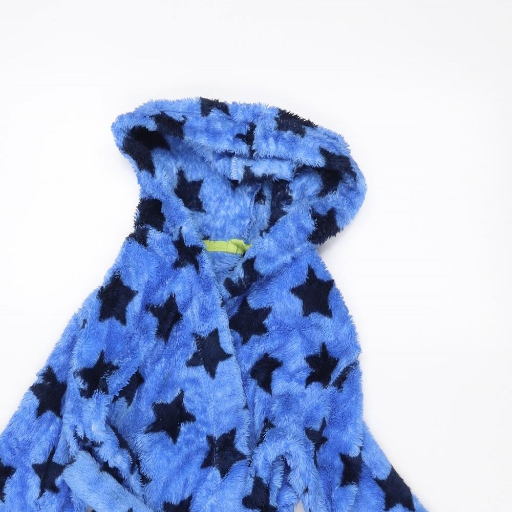 Marks and Spencer Boys Blue Solid   Robe Size 3-4 Years