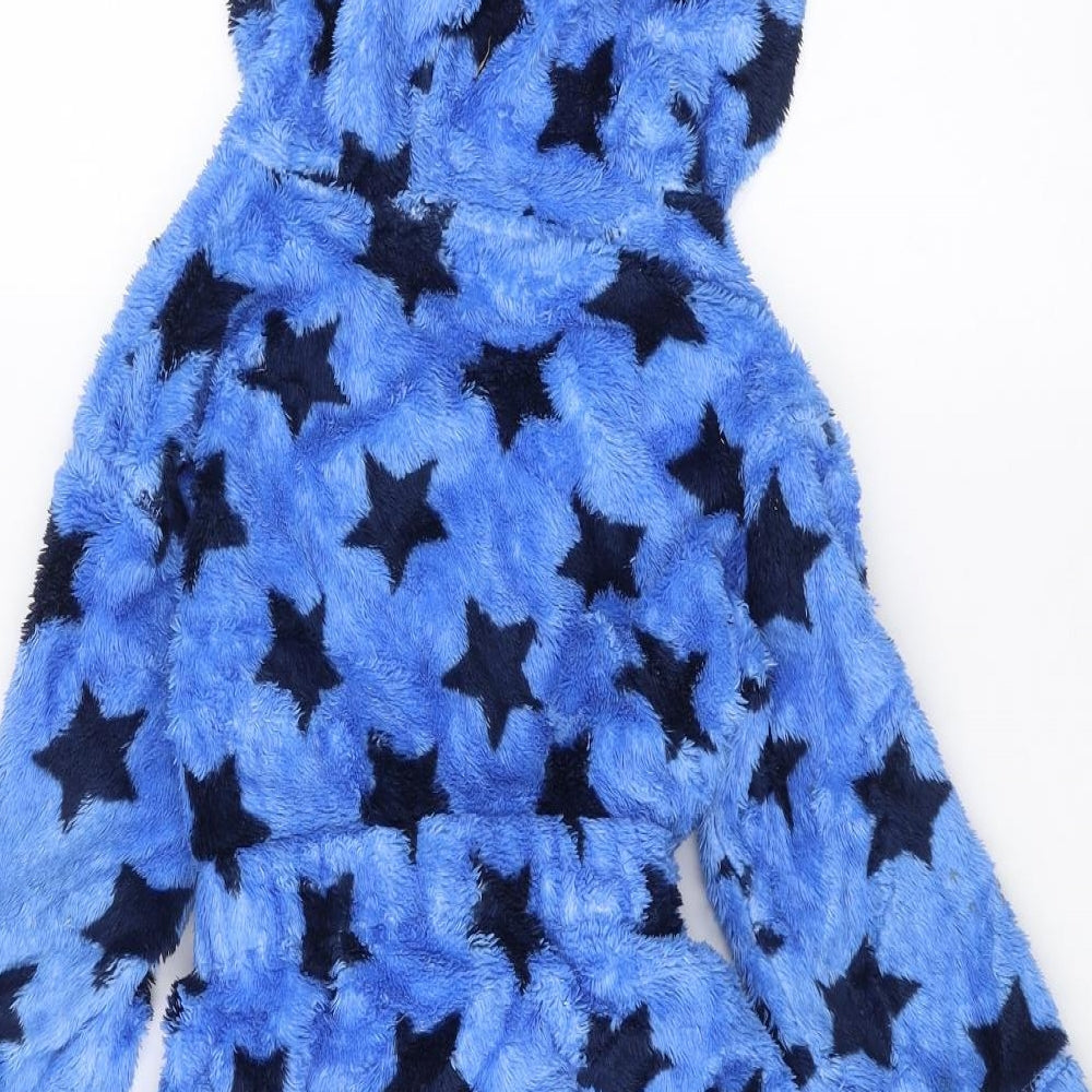 Marks and Spencer Boys Blue Solid   Robe Size 3-4 Years