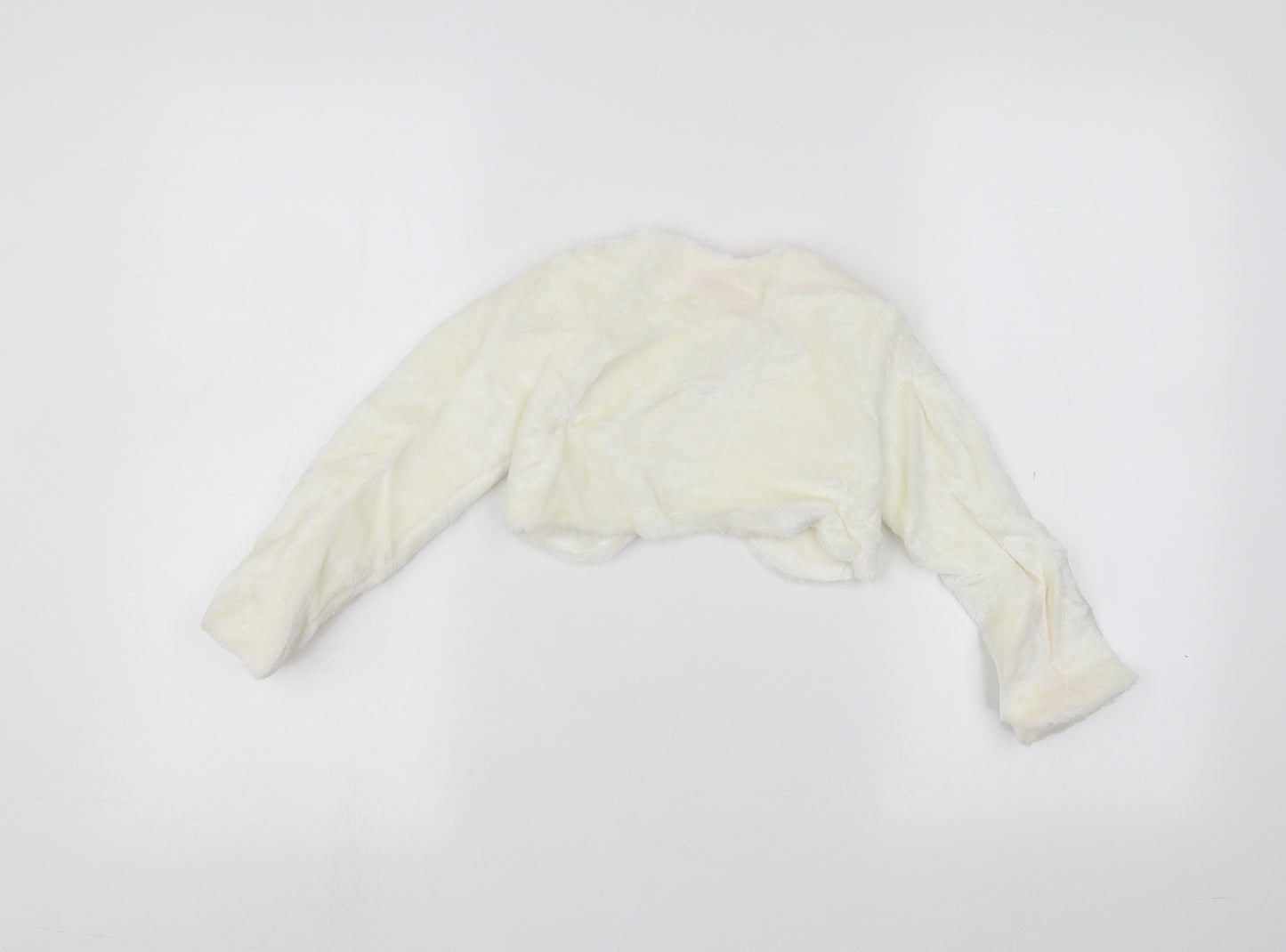 butterfly wings Girls White   Jacket  Size 4 Years