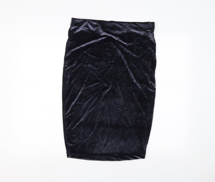 Costes Womens Blue   A-Line Skirt Size XL