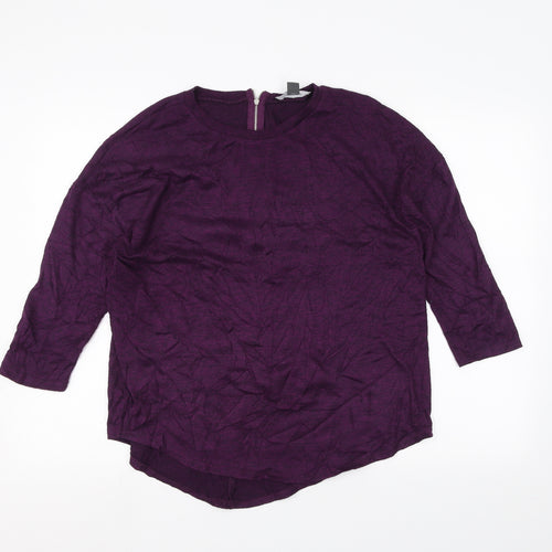 Primark Womens Purple   Pullover Jumper Size S