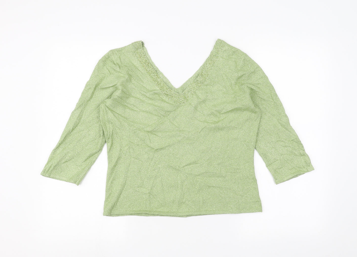 Minuet Womens Green   Pullover Jumper Size 12