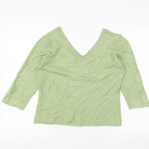 Minuet Womens Green   Pullover Jumper Size 12