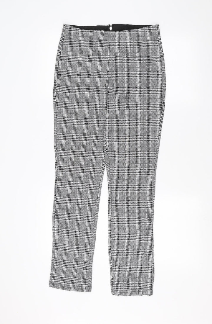 H&M Womens Grey Trousers Size S L26 in