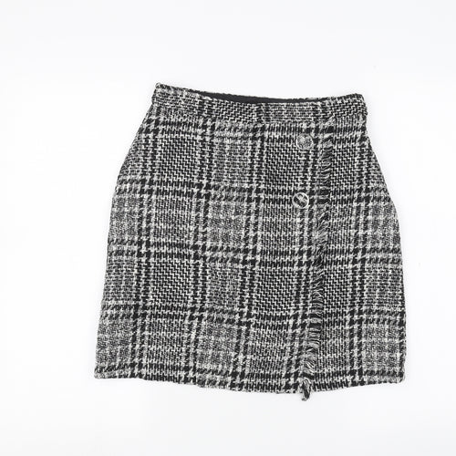 F&F Womens Black   A-Line Skirt Size 8