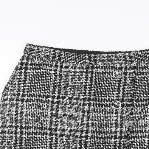 F&F Womens Black   A-Line Skirt Size 8