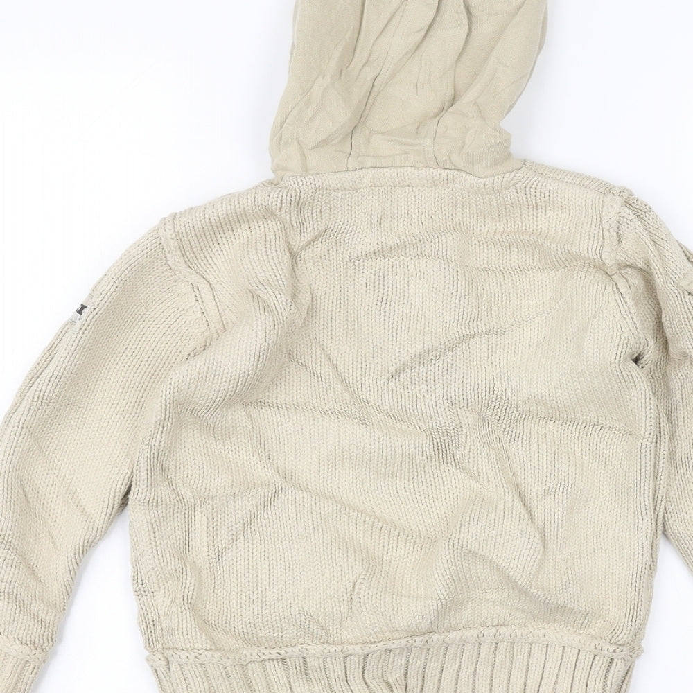 NEXT Boys Beige   Pullover Hoodie Size 4-5 Years