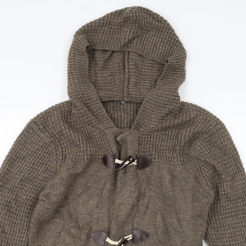Preworn Womens Brown   Jacket Coatigan Size XL