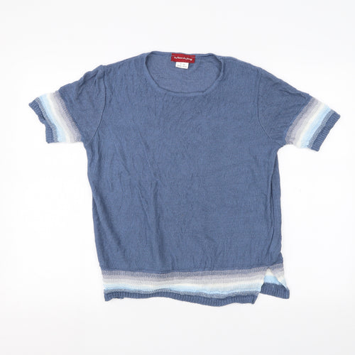 la maison du jersey Womens Blue   Basic T-Shirt Size 12
