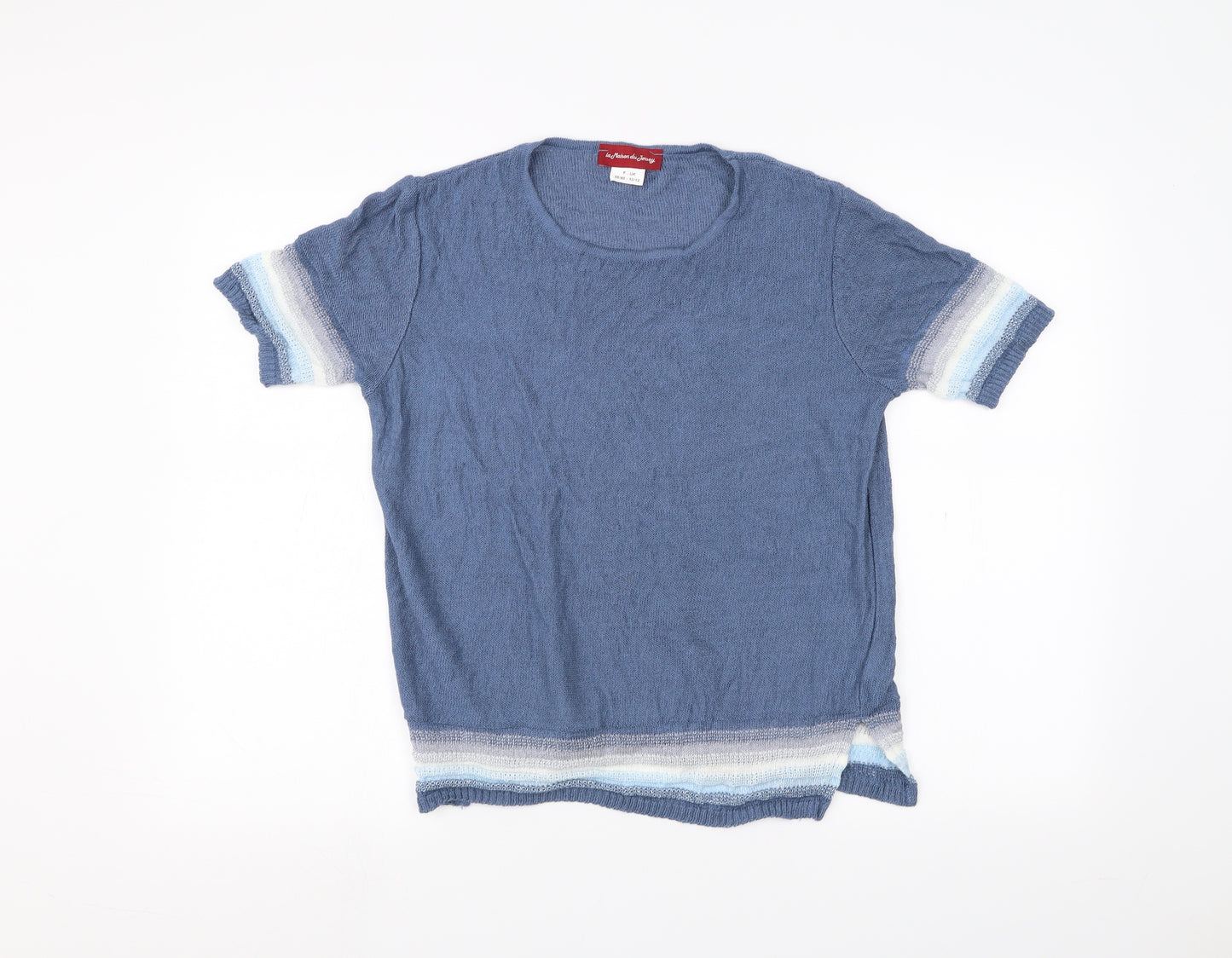la maison du jersey Womens Blue   Basic T-Shirt Size 12
