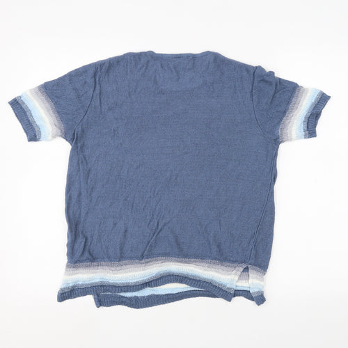 la maison du jersey Womens Blue   Basic T-Shirt Size 12