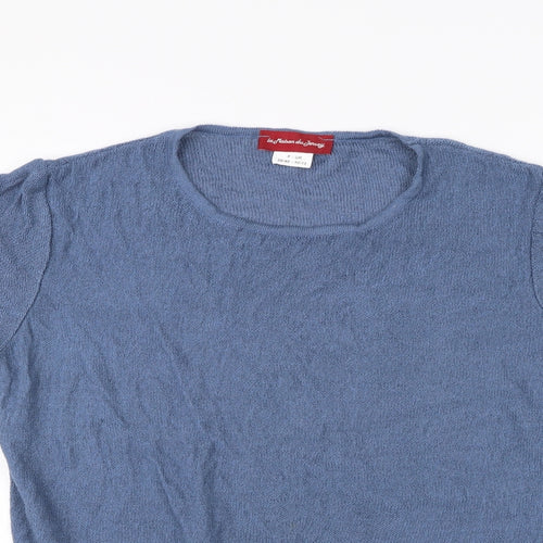 la maison du jersey Womens Blue   Basic T-Shirt Size 12