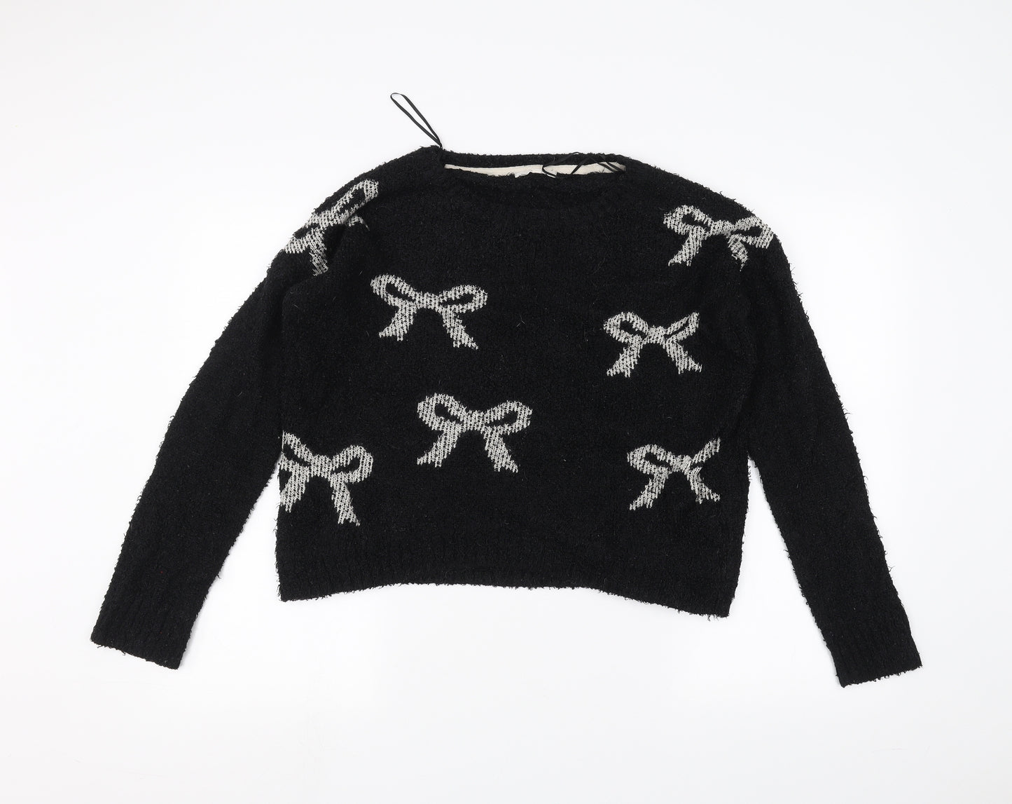 Love knitwear Womens Black   Pullover Jumper Size 10