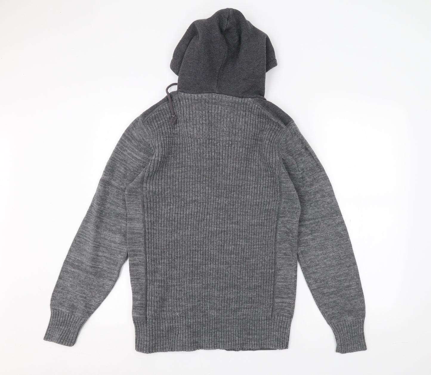 NEXT Mens Grey   Pullover Hoodie Size M