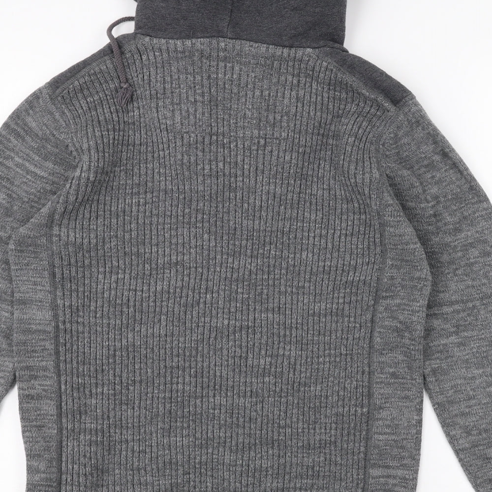 NEXT Mens Grey   Pullover Hoodie Size M