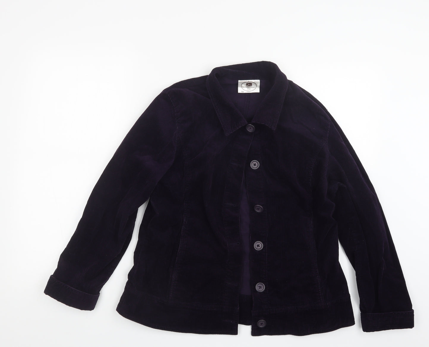 Nightingales Womens Purple   Jacket  Size 14